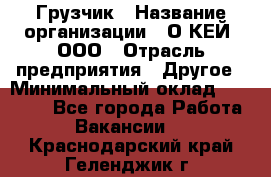 Грузчик › Название организации ­ О’КЕЙ, ООО › Отрасль предприятия ­ Другое › Минимальный оклад ­ 25 533 - Все города Работа » Вакансии   . Краснодарский край,Геленджик г.